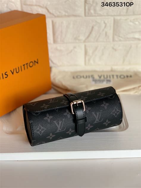 etui montre louis vuitton|louis vuitton eclipse watch case.